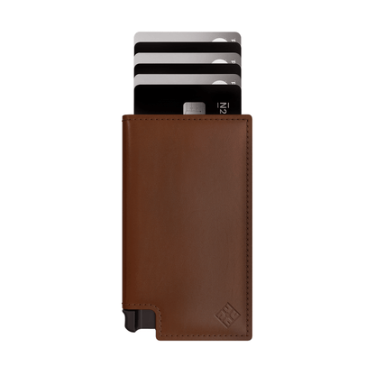 Wallace - Smart and Secure Leather Wallet with RFID Blocking